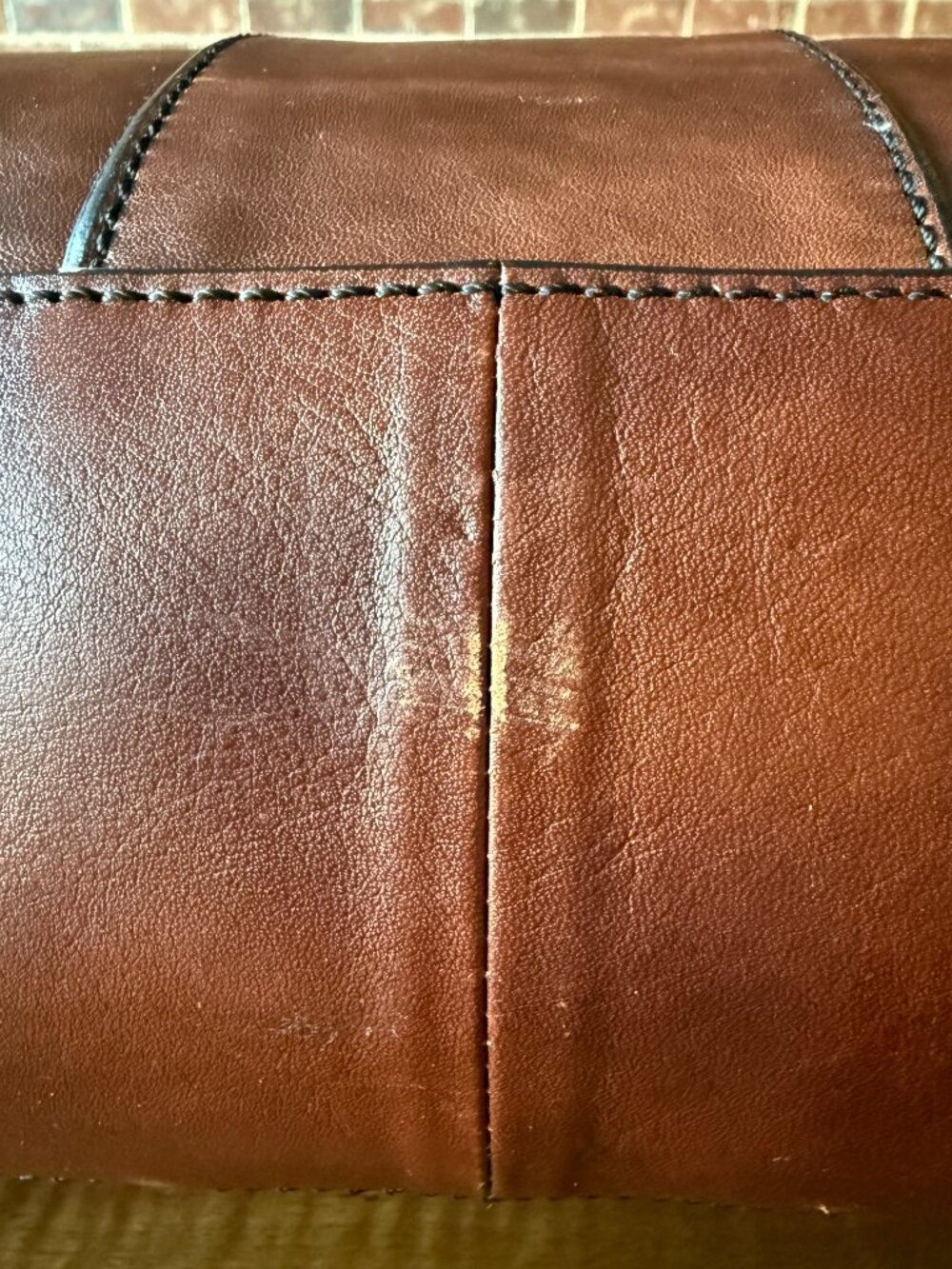 FOSSIL Vintage Reissue VRI Leather Satchel Shoulder Bag. - Picture 8 of 15